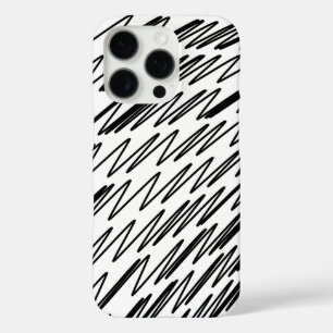 Stijlvol design in zwart-wit iPhone 16 pro hoesje