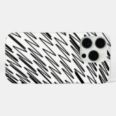 Stijlvol design in zwart-wit Case-Mate iPhone case (Achterkant (horizontaal))