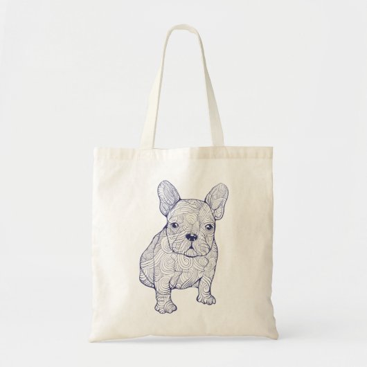 Stijlvol design met coole hond tote bag (Voorkant)