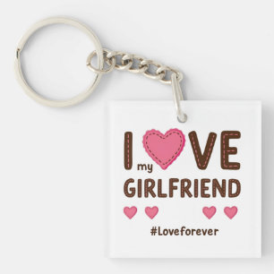 Stijlvol design met liefdevolle harten sleutelhanger