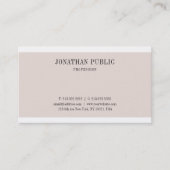 Stijlvol design met professioneel stijlvol design visitekaartje (Voorkant)