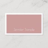 Stijlvol  design met stijlvol, modern salon visitekaartje (Voorkant)