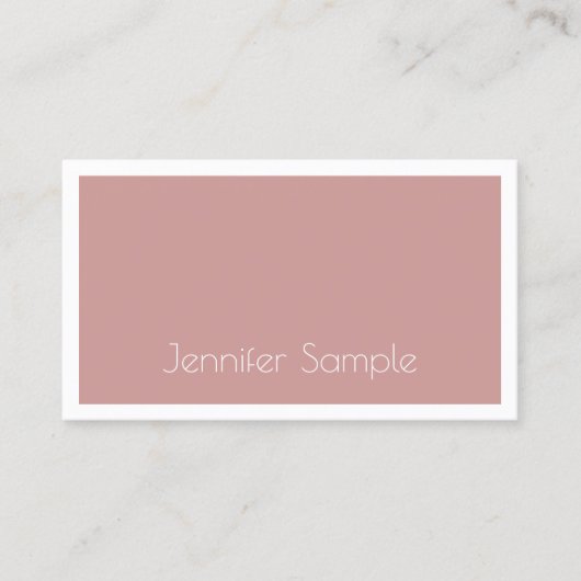 Stijlvol  design met stijlvol, modern salon visitekaartje (Voorkant)