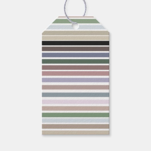 Stijlvol design met stripe cadeaulabel (Voorkant)