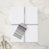 Stijlvol design met stripe cadeaulabel (Met Touw)