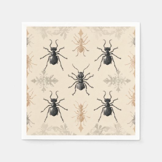 Stijlvol design met symmetrische mieren servet (Voorkant)