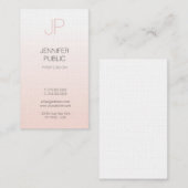 Stijlvol design minimalistisch monogram in luxe lu visitekaartje (Voorkant / Achterkant)