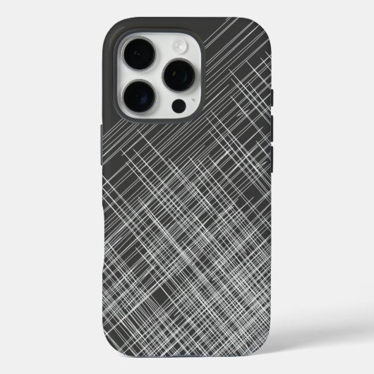 Stijlvol design op donkergrijs Case-Mate iPhone case (Achterkant)