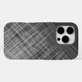 Stijlvol design op donkergrijs Case-Mate iPhone case (Achterkant (horizontaal))