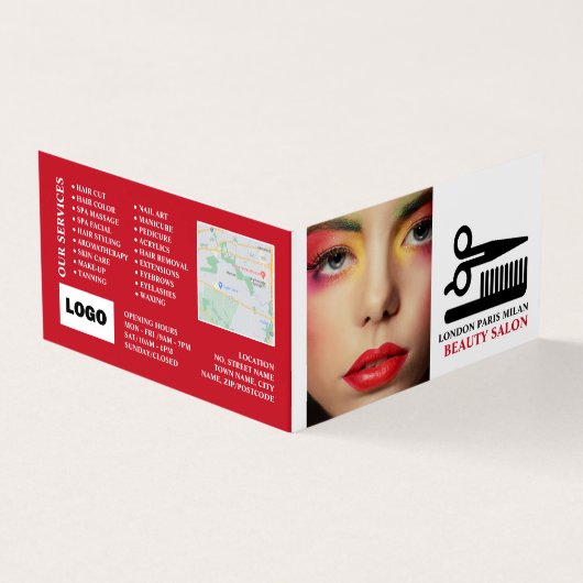 Stijlvol design, schoonheidsspecialist, Loyalty Ca Visitekaartje (Buitenkant)