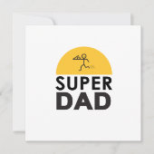 Stijlvol design "SUPER DAD", persoonlijke wensen (Voorkant)