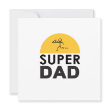 Stijlvol design "SUPER DAD", persoonlijke wensen