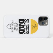Stijlvol design "SUPER DAD", persoonlijke wensen Case-Mate iPhone Case (Achterkant (horizontaal))