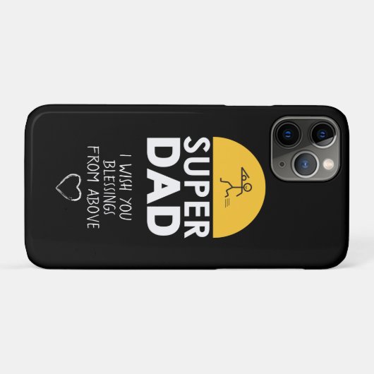 Stijlvol design "SUPER DAD", persoonlijke wensen Case-Mate iPhone Case (Achterkant (horizontaal))