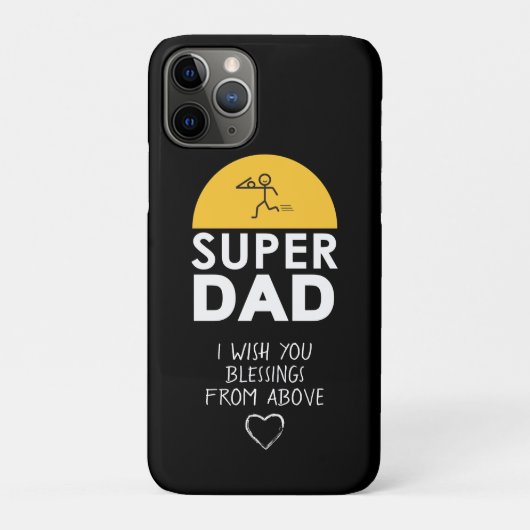Stijlvol design "SUPER DAD", persoonlijke wensen Case-Mate iPhone Case (Achterkant)