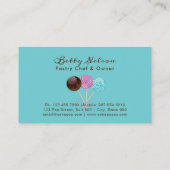 Stijlvol design voor Pop Visitekaartje (Achterkant)