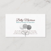 Stijlvol design voor Pop Visitekaartje (Achterkant)