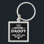 Stijlvol deze Geweldige vader behoort tot Vaderdag Sleutelhanger<br><div class="desc">Deze Geweldige pappa behoort tot Star Vaderdag Sleutelhanger personaliseer deze met de namen van uw kinderen.</div>