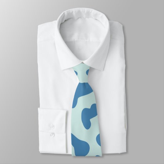 Stijlvol dierlijk beschermheerpatroon in blauw stropdas (Gebonden)