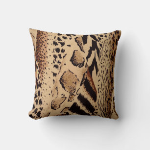 Stijlvol Dierlijk Cheetah Zebra Luipaard Print Pat Kussen