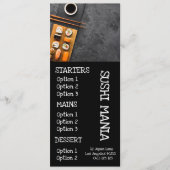 Stijlvol dinermenu voor Japans sushirestaurant Menu (Voorkant)