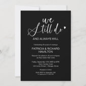 Stijlvol doen we nog steeds bruiloft gelofte verni kaart (Voorkant)