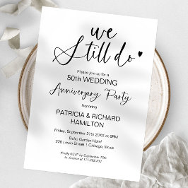 Stijlvol doen we nog steeds bruiloft gelofte verni kaart