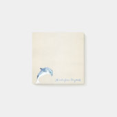 Stijlvol, dolfijn, persoonlijk post-it® notes (Voorkant)