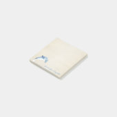 Stijlvol, dolfijn, persoonlijk post-it® notes (Schuin)