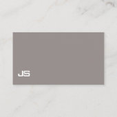 Stijlvol donkerbruin creatief ontwerp Professional Visitekaartje (Achterkant)