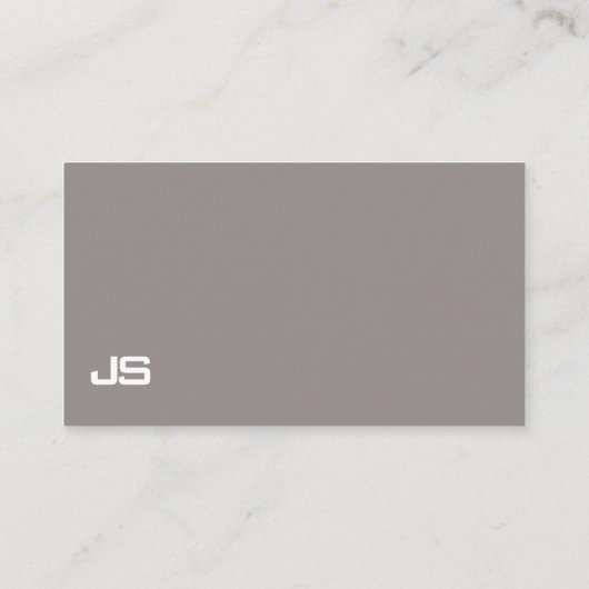 Stijlvol donkerbruin creatief ontwerp Professional Visitekaartje (Achterkant)