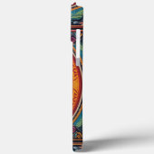 Stijlvol Duits Herder Hond Kleurrijk Lijst Case-Mate iPhone Case (Achterkant / Links)