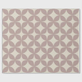 Stijlvol Dusty Mauve Geometric Shapes Pattern Chic Cadeaupapier (Vlak)