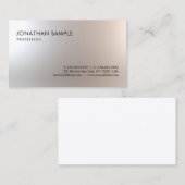 Stijlvol, eenvoudig design, modern, minimalistisch visitekaartje (Voorkant / Achterkant)