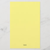 Stijlvol Eenvoudig Eenvoudig Professionele Lichtge Briefpapier (Achterkant)