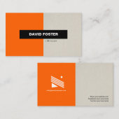 Stijlvol - Eenvoudig elegant stijlvol Visitekaartje (Voorkant / Achterkant)