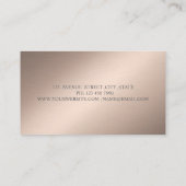 Stijlvol, eenvoudig, Lijst, verflijn Visitekaartje (Achterkant)