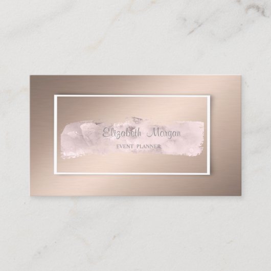 Stijlvol, eenvoudig, Lijst, verflijn Visitekaartje (Voorkant)