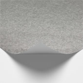 Stijlvol Eenvoudig Metallic Zilver Cadeaupapier (Hoek)