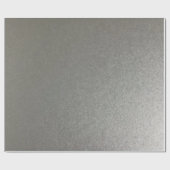 Stijlvol Eenvoudig Metallic Zilver Cadeaupapier (Vlak)