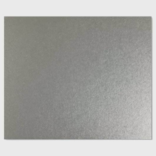 Stijlvol Eenvoudig Metallic Zilver Cadeaupapier (Vlak)