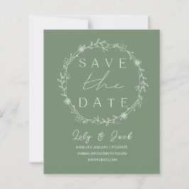 Stijlvol eenvoudig minimaal Elegant modern salie g