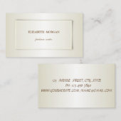 Stijlvol, eenvoudig, minimalistisch visitekaartje (Voorkant / Achterkant)