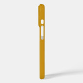 Stijlvol Eenvoudig Mosterdkleurig Zakelijk Bedrijf Case-Mate iPhone Case (Achterkant / Links)