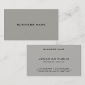 Stijlvol eenvoudig ontwerp Modern Sjabloon Profess Visitekaartje (Voorkant / Achterkant)