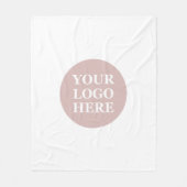 Stijlvol, eigentijds en aanpasbaar fleece deken (Voorkant)