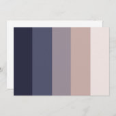 Stijlvol, eigentijds, gepolijst en aanpasbaar bedankkaart (Voorkant / Achterkant)