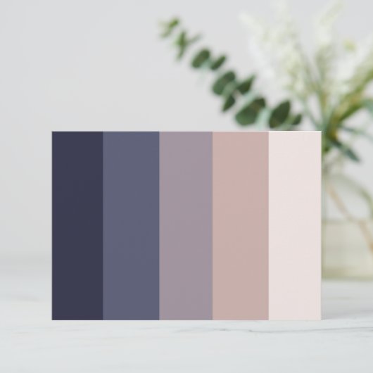 Stijlvol, eigentijds, gepolijst en aanpasbaar bedankkaart (Staand voorkant)