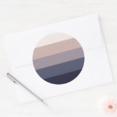 Stijlvol, eigentijds, gepolijst en aanpasbaar ronde sticker (Envelop)