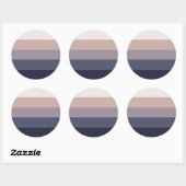 Stijlvol, eigentijds, gepolijst en aanpasbaar ronde sticker (Vel)